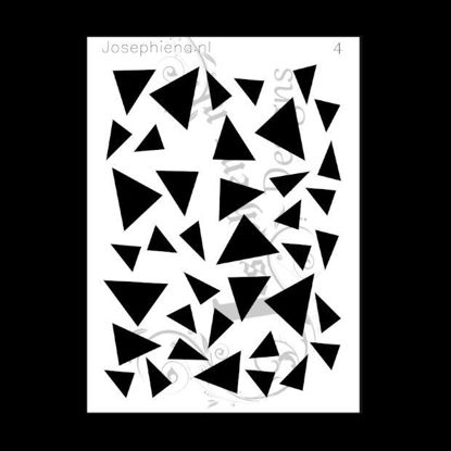 Afbeeldingen van Driehoeken - stencil