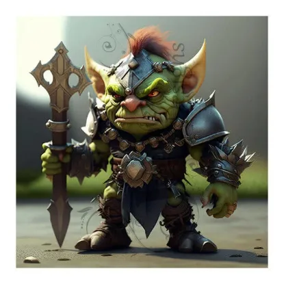 Afbeeldingen van Machtige Goblin - Diamond painting - Josephiena.nl - DP-011