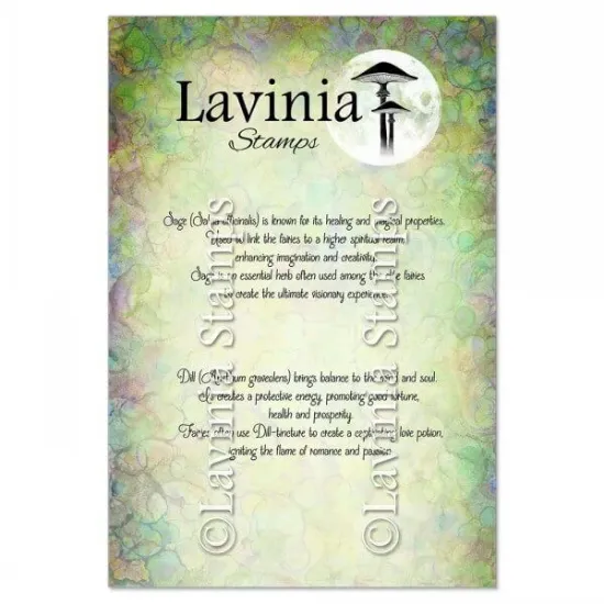Afbeeldingen van Dill and Sage Words - Lavinia Stamps - LAV940
