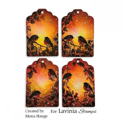 Afbeeldingen van Small Robins - Lavinia Stamps - LAV928