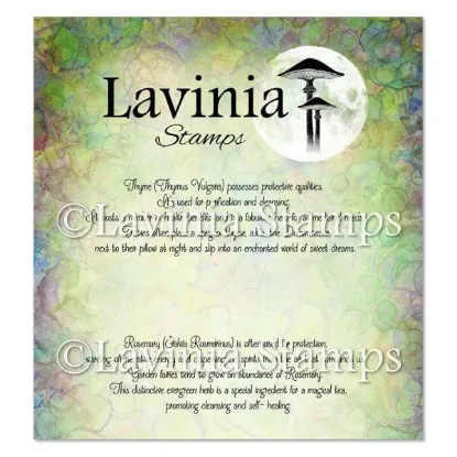 Afbeeldingen van Thyme and Rosemary Words - Lavinia Stamps - LAV953