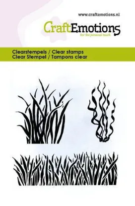 Afbeeldingen van CraftEmotions clearstamps 6x7cm - Zeewier