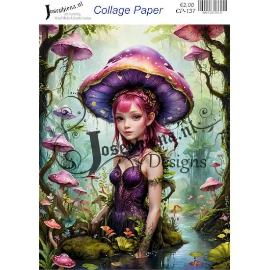 Afbeeldingen van Bosfee - Josephiena's collagepapier - CP-137