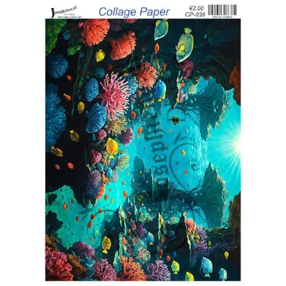 Afbeeldingen van Koraalrif - Josephiena's collagepapier - CP-039