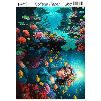 Afbeeldingen van Onderwaterwereld - Josephiena's collagepapier - CP-041