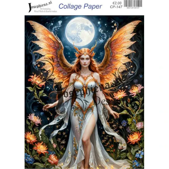 Afbeeldingen van Vleugels fee - Josephiena's collagepapier - CP-147
