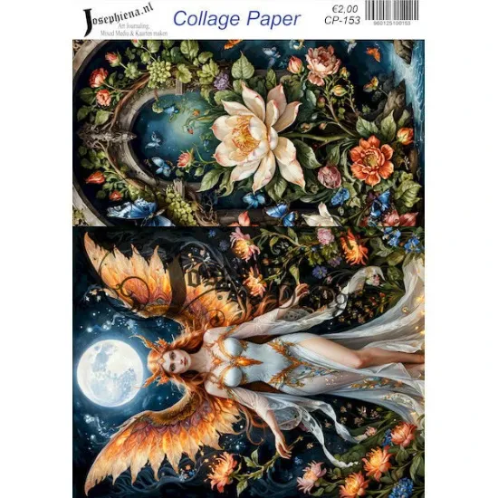 Afbeeldingen van Fee in de nacht - Josephiena's collagepapier - CP-153