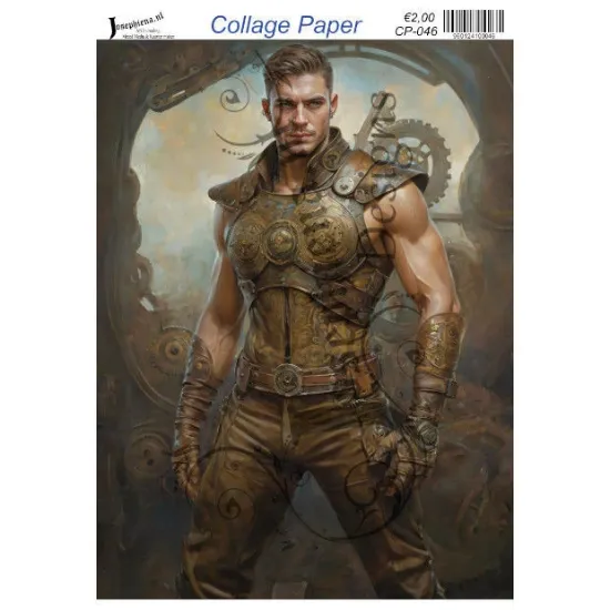 Afbeeldingen van Steampunk ridder - Josephiena's collagepapier - CP-046