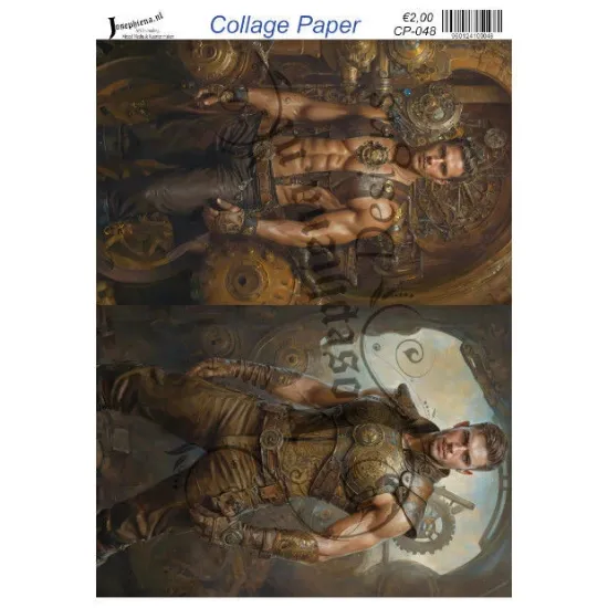Afbeeldingen van Steampunk helden - Josephiena's collagepapier - CP-048