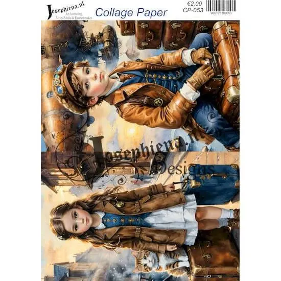 Afbeeldingen van Kleine avonturiers - Josephiena's collagepapier - CP-053