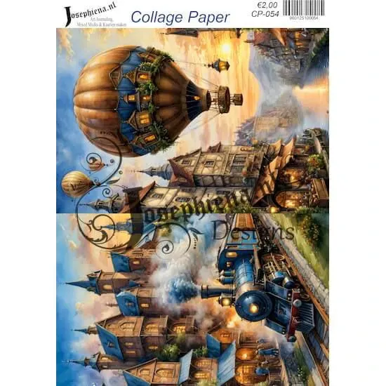 Afbeeldingen van Dromerige steden - Josephiena's collagepapier - CP-054