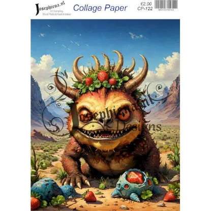 Afbeeldingen van Bessendragier - Josephiena's collagepapier - CP-122