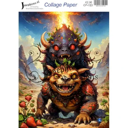 Afbeeldingen van Monsterstapel - Josephiena's collagepapier - CP-123