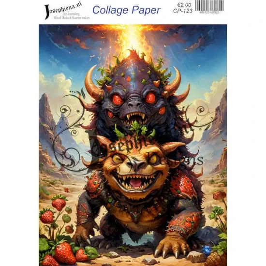 Afbeeldingen van Monsterstapel - Josephiena's collagepapier - CP-123