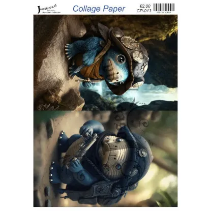 Afbeeldingen van Kleine avonturiers - Josephiena's collagepapier - CP-013