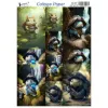 Afbeeldingen van Dierenvriendjes avontuur - Josephiena's collagepapier - CP-015