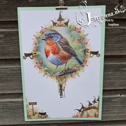 Afbeeldingen van Tuinvogel - Josephiena's collagepapier - CP-064
