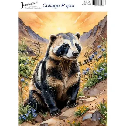 Afbeeldingen van Das - Josephiena's collagepapier - CP-086