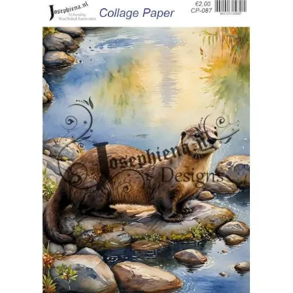 Afbeeldingen van Otter - Josephiena's collagepapier - CP-087