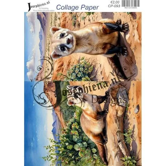 Afbeeldingen van Fret - Josephiena's collagepapier - CP-093