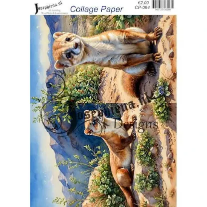 Afbeeldingen van Fret - Josephiena's collagepapier - CP-094