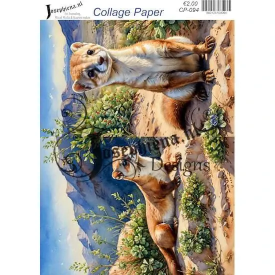 Afbeeldingen van Fret - Josephiena's collagepapier - CP-094