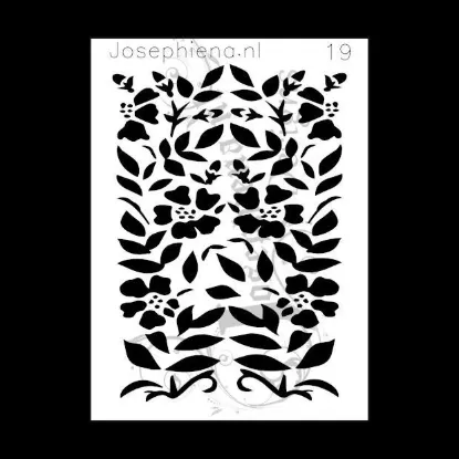 Afbeeldingen van Bloemen - stencil - A6S019