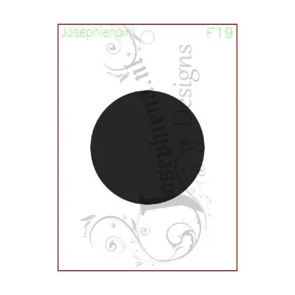 Afbeeldingen van Cirkel 2.5 inch - figuur-stencil - A6F019