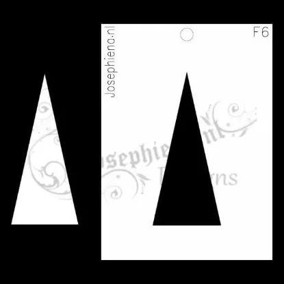 Afbeeldingen van Driehoek - figuur-stencil - A6F006