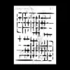 Afbeeldingen van Versleten raster - stencil - A6S041