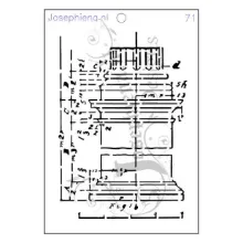 Afbeeldingen van Blauwdruk - Josephiena's Stencil A5 - A5S071