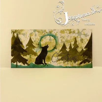Afbeeldingen van Dennebomen - Josephiena's stencil A5 - A5S056