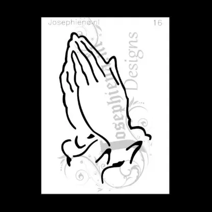 Afbeeldingen van Handen - stencil - A5S016