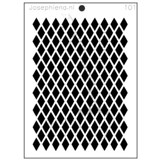 Afbeeldingen van Patroon 101 - Josephiena's stencil A5 - A5S101