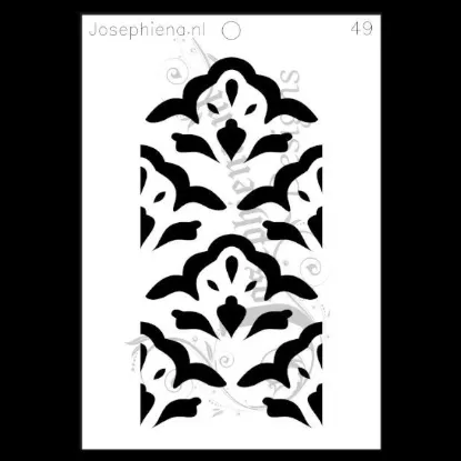 Afbeeldingen van Patroon 49 - stencil - A5S049