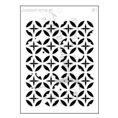 Afbeeldingen van Patroon 81 - Josephiena's Stencil A5 - A5S081