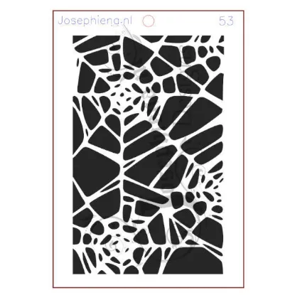 Afbeeldingen van Spinnenweb - Josephiena's stencil A5 - A5S053