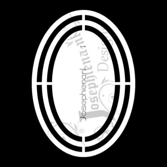 Afbeeldingen van Ovaal - Kaart-sjabloon - C1