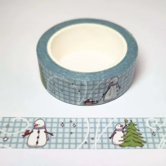 Afbeeldingen van Gummiapans Washi tape- Yuki