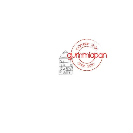 Afbeeldingen van Greenhouse Skanör - stempel - Gummiapan