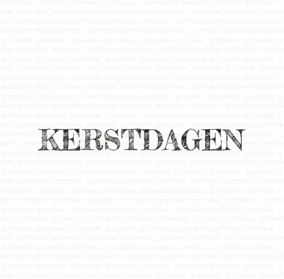 Afbeeldingen van Kerstdagen - tekst-stempel - Gummiapan