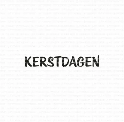 Afbeeldingen van Kerstdagen - tekst-stempel - Gummiapan