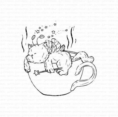Afbeeldingen van Fairy - stempel - Gummiapan - 23100204