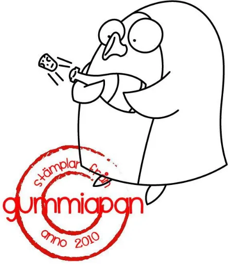 Afbeeldingen van Åkesson -stempel met stans - Gummiapan