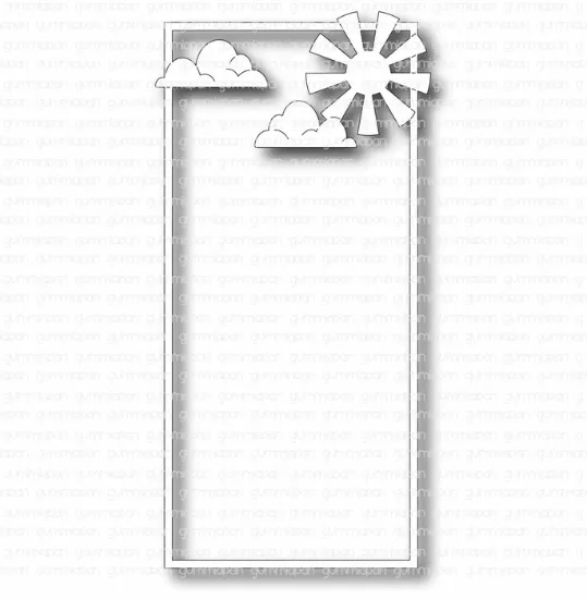 Afbeeldingen van SlimLine-Zon en Wolken van Gummiapan - stans