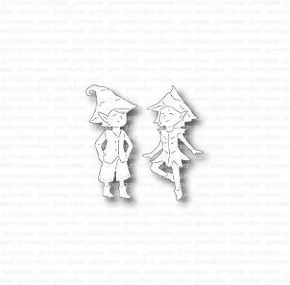 Afbeeldingen van Fee paar - stans - Gummiapan - D230229