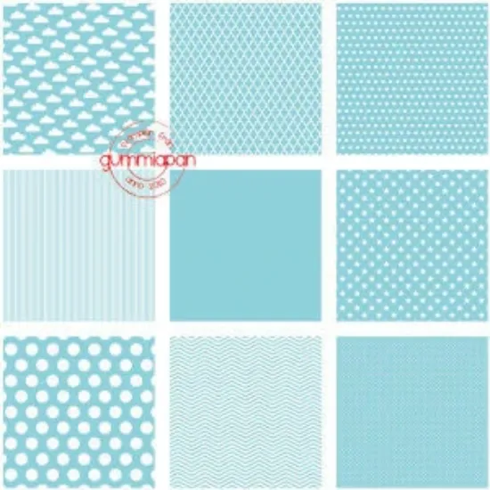 Afbeeldingen van Turquoise serie - papier