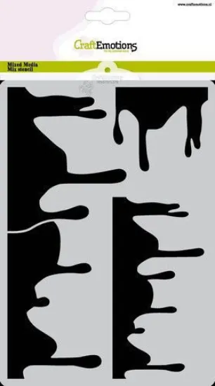 Afbeeldingen van CraftEmotions Mask stencil Summer Fun - druip A5 Carla Creaties - 185070/1279