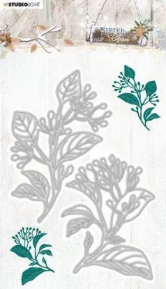 Afbeeldingen van Studio Light Embossing Die Cut Stencil Winter Charm nr.325