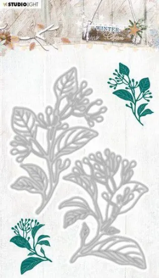 Afbeeldingen van Studio Light Embossing Die Cut Stencil Winter Charm nr.325
